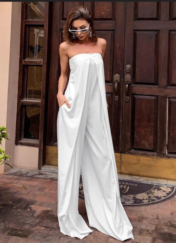 Missord Slant Pocket Wide Leg Jumpsuit - Image 6